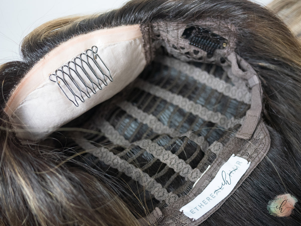 BLACK FRIDAY FINAL SALE “YOU GOT THIS" Exquisite Wig: Silk Top, Open Wefted, Sz. M, 24"