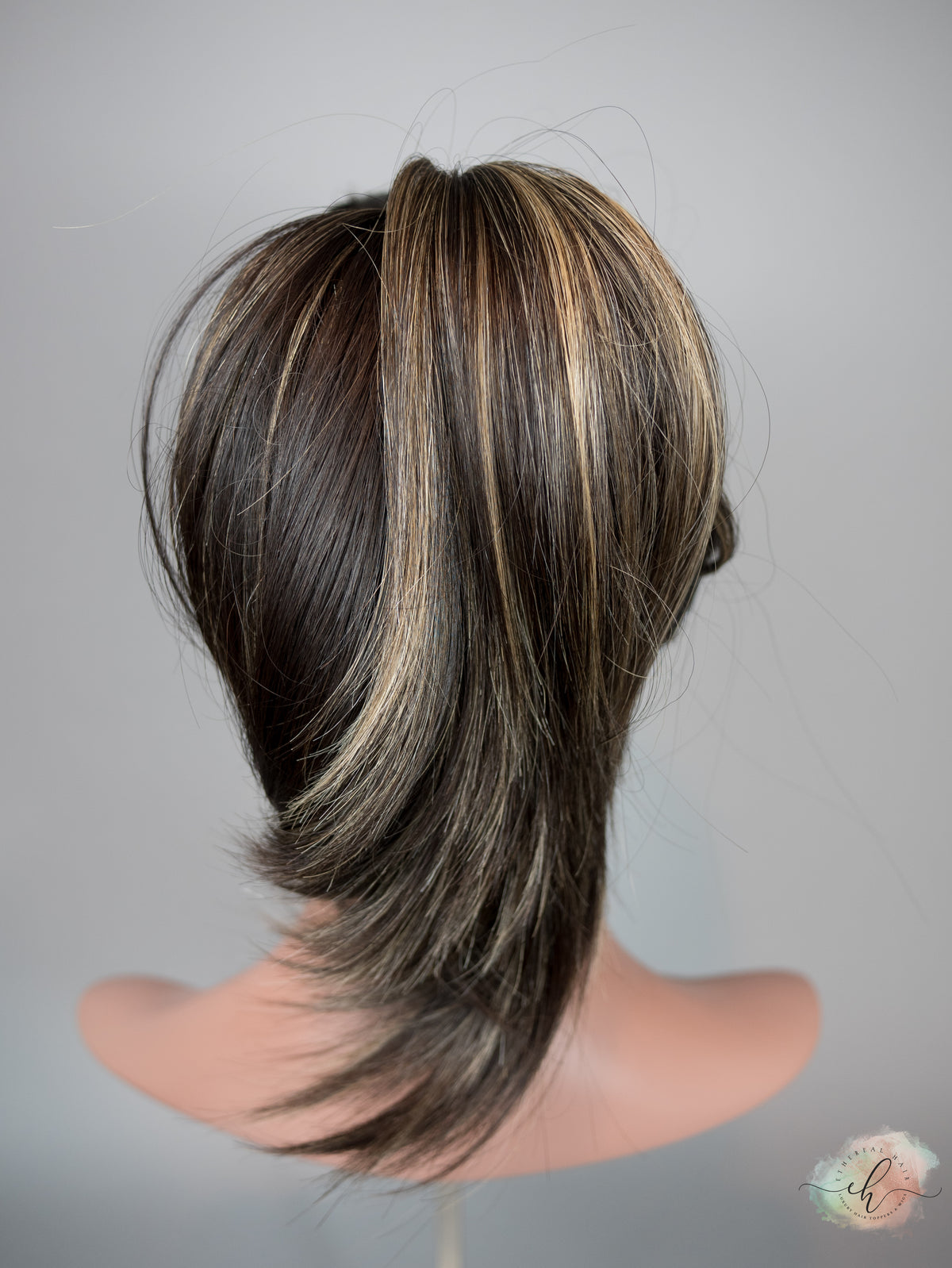 “LARK BALAYAGE" Premium Pony Wig: Sz. L, 23"