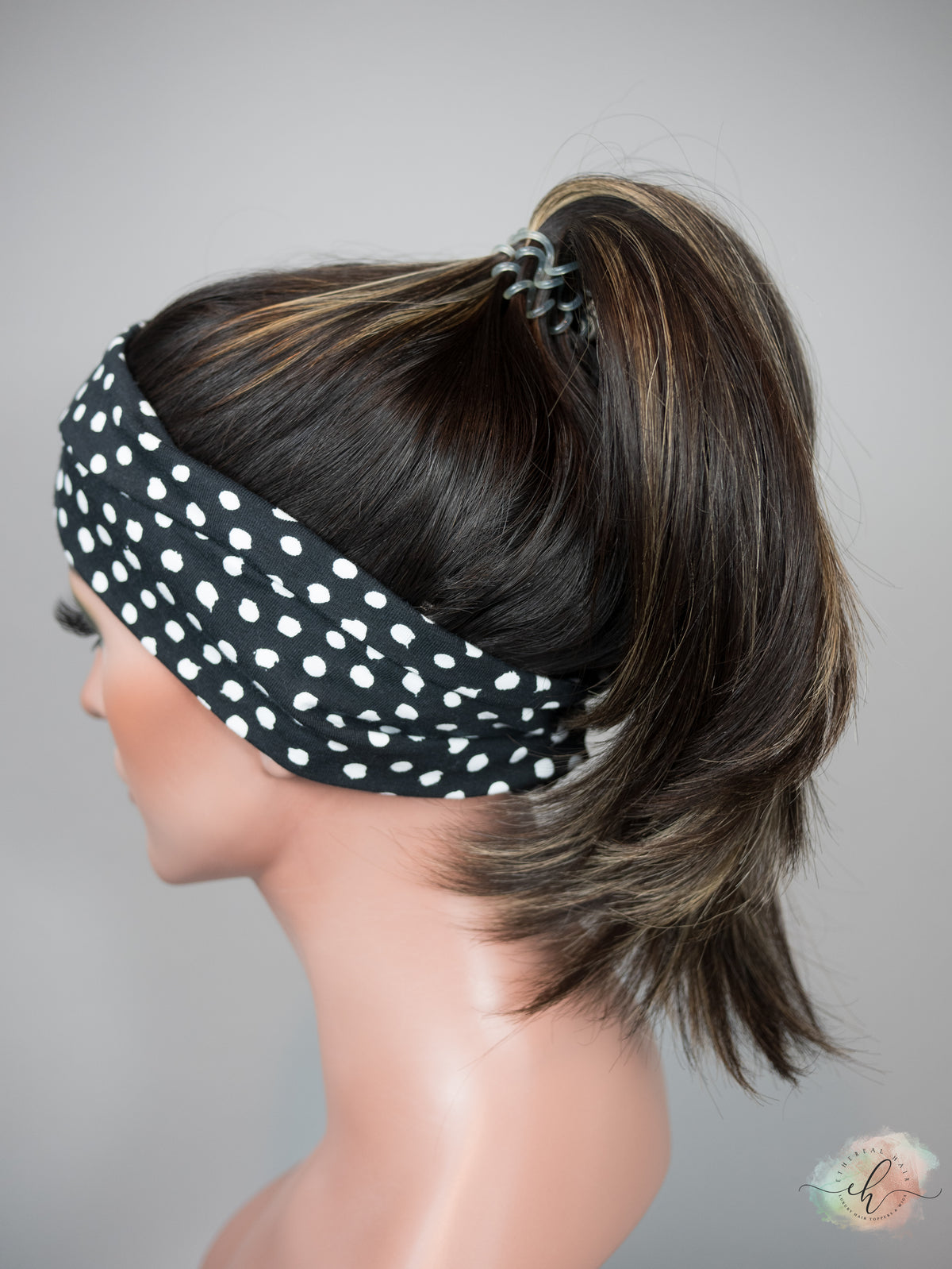 “LARK BALAYAGE" Premium Pony Wig: Sz. L, 23"