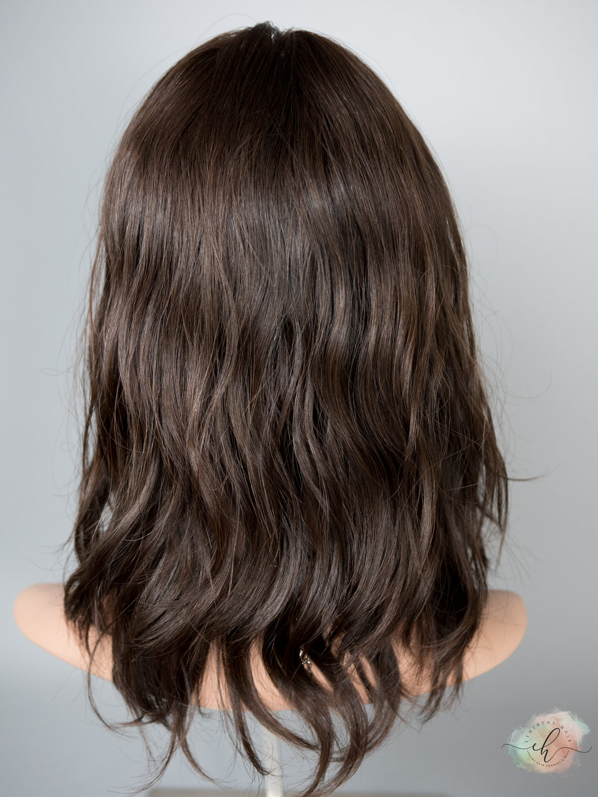 &quot;LUNA&quot; Premium Topper: Silk Top, 8x8, 14-15&quot;, Loose Wave