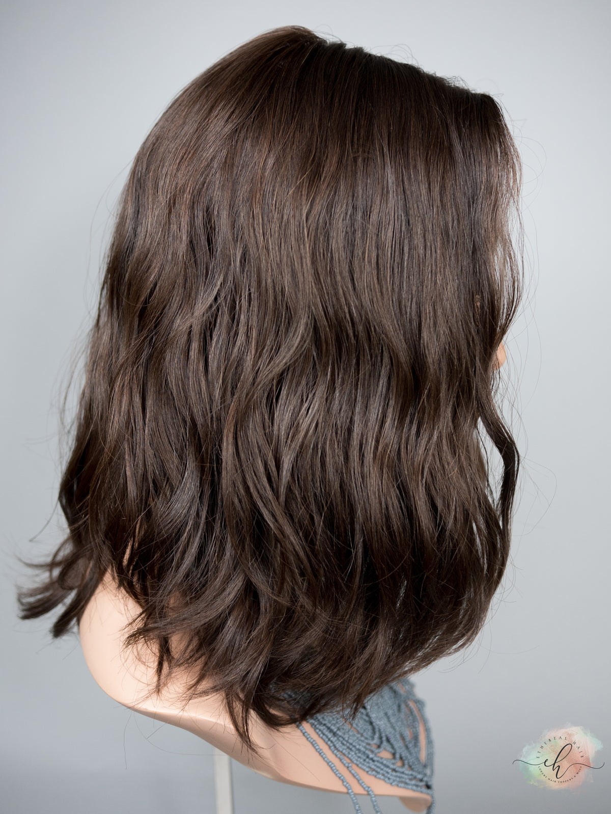 &quot;LUNA&quot; Premium Topper: Silk Top, 8x8, 14-15&quot;, Loose Wave