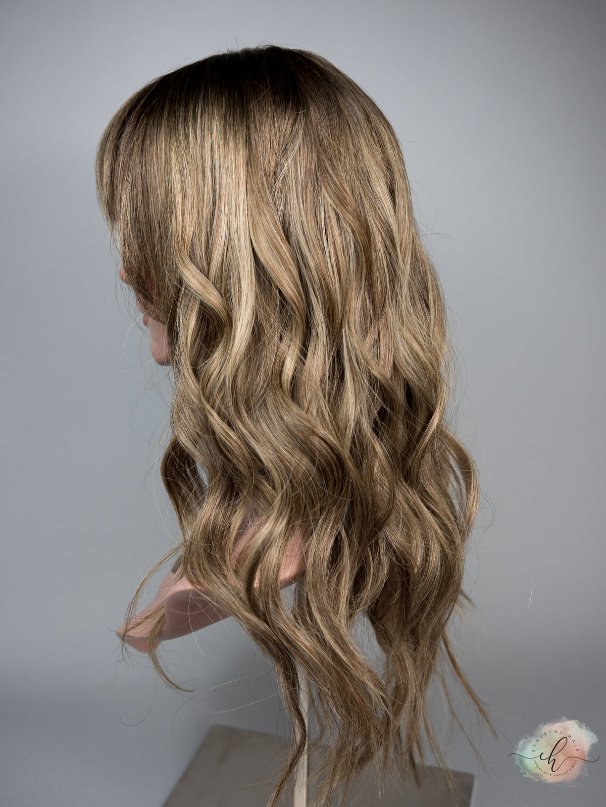 FALL SALE “CARLYNN" Premium Wig: Lace Top, Sz. M, 24", Bangs