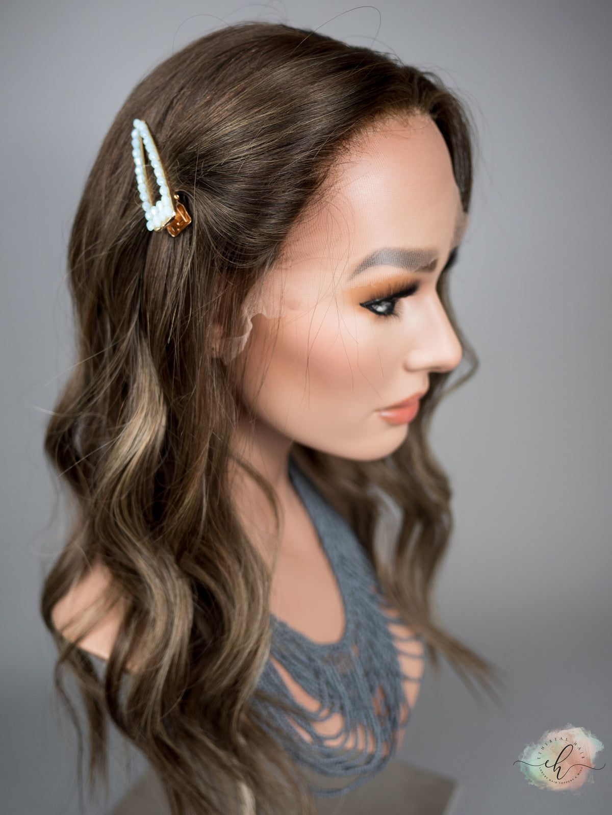 FALL SALE “MADISON" Premium Wig: Lace Top, Sz. M, 24"