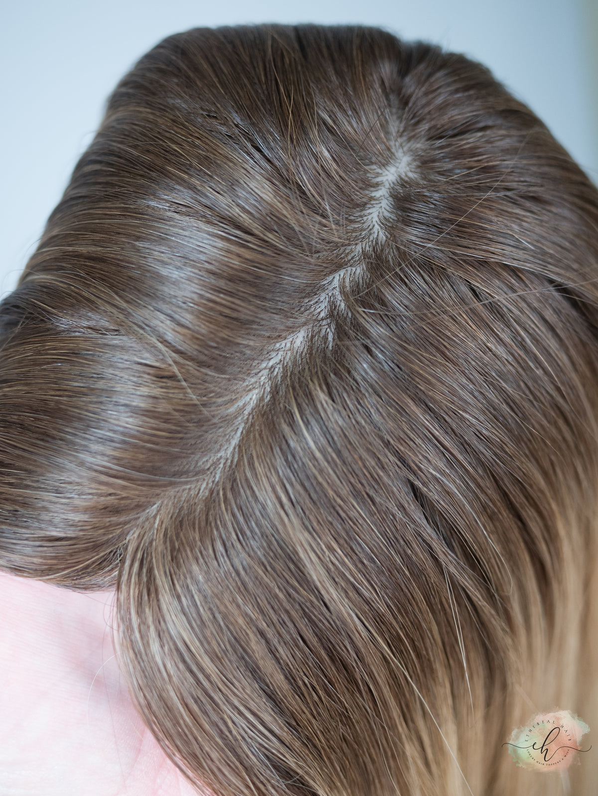 “LIZA" Premium Topper: Silk Top, 7x8, 17", Fully Handtied