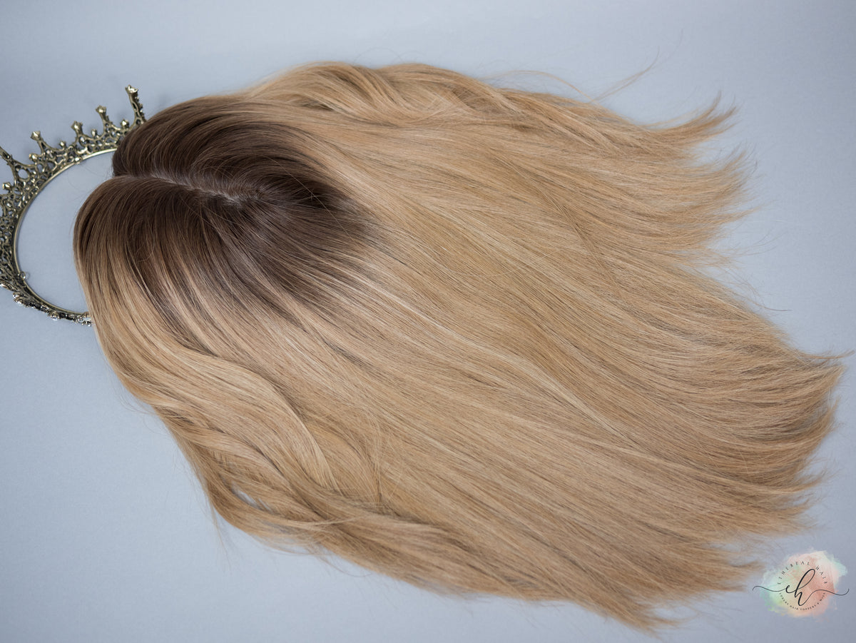 “LIZA" Premium Topper: Silk Top, 7x8, 17", Fully Handtied