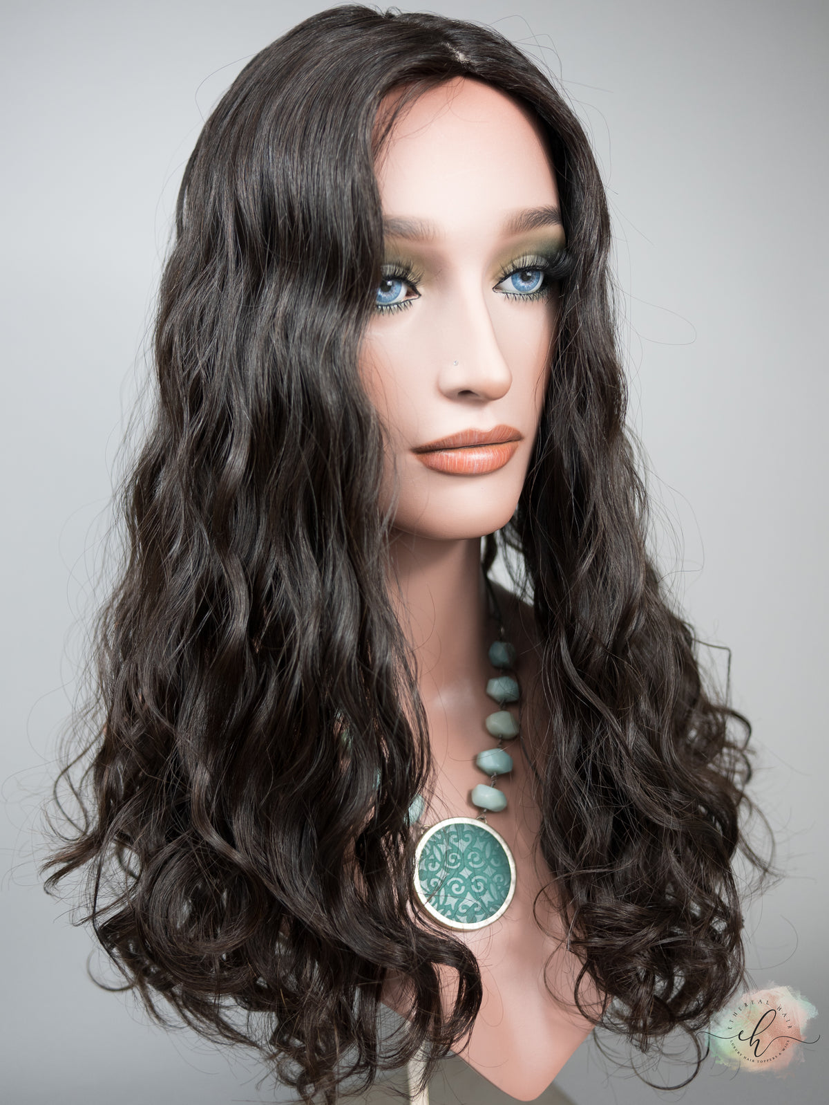 FALL SALE "LARK" Premium Topper: Silk Top, 9x9, 21-22", Curly