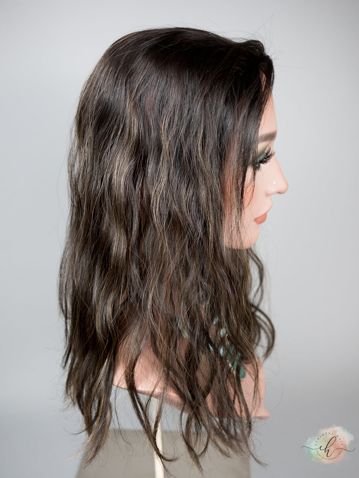 SAMPLE SALE "PIA" Premium Topper:  Fully Wefted, 6x6, 17", Wavy