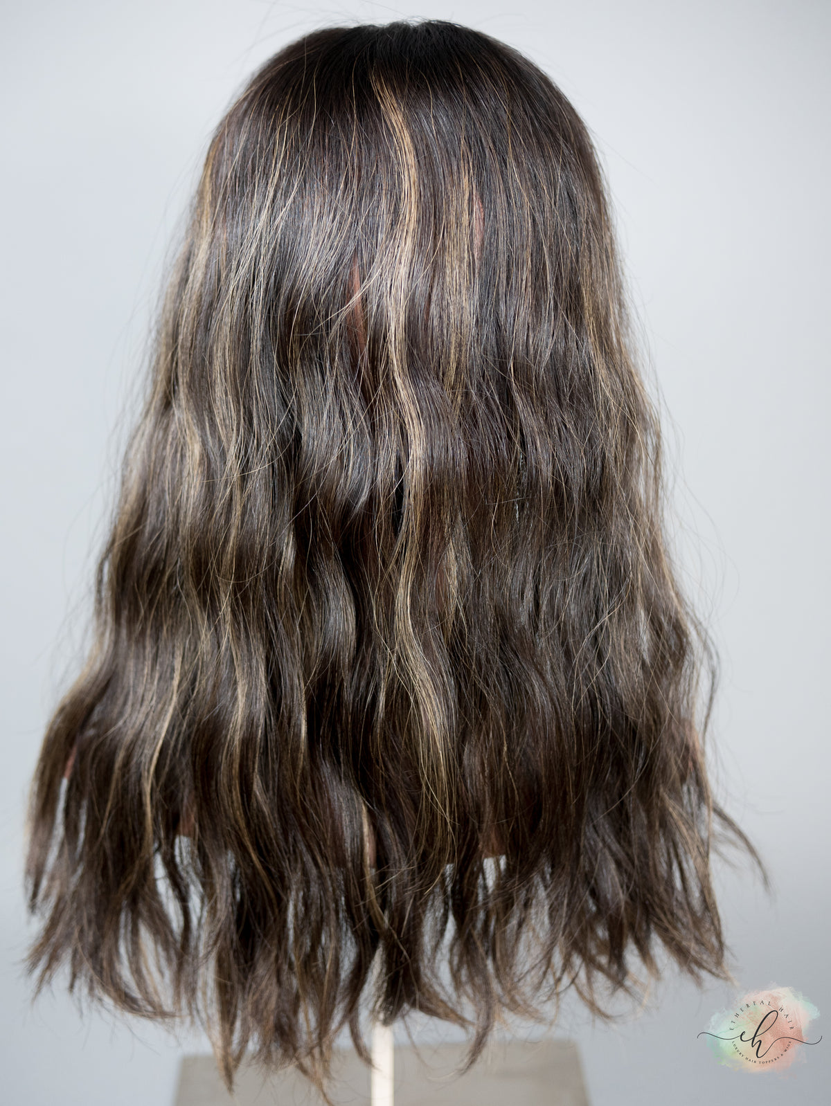 SAMPLE SALE "PIA" Premium Topper:  Fully Wefted, 6x6, 17", Wavy