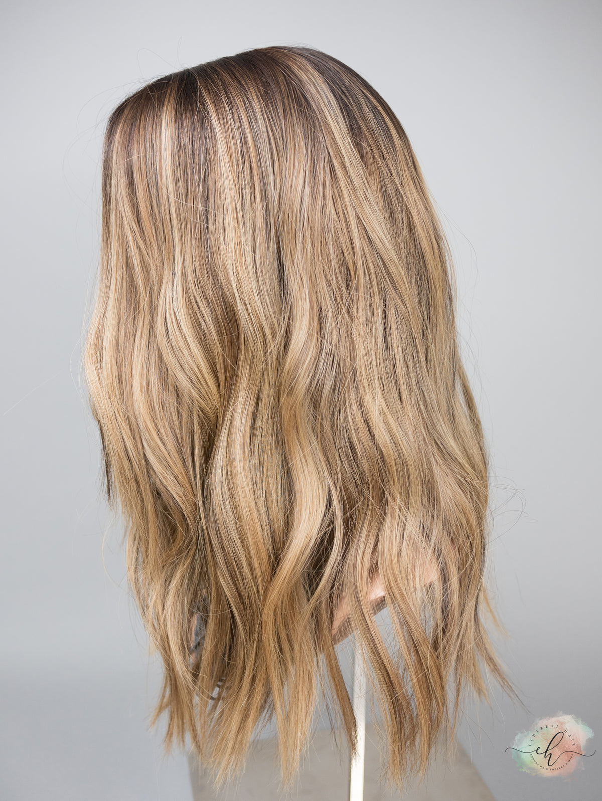 FALL SALE &quot;IN CONTROL&quot; Exquisite Topper: Silk Top, Fully Handtied, 7x8, 20&quot;