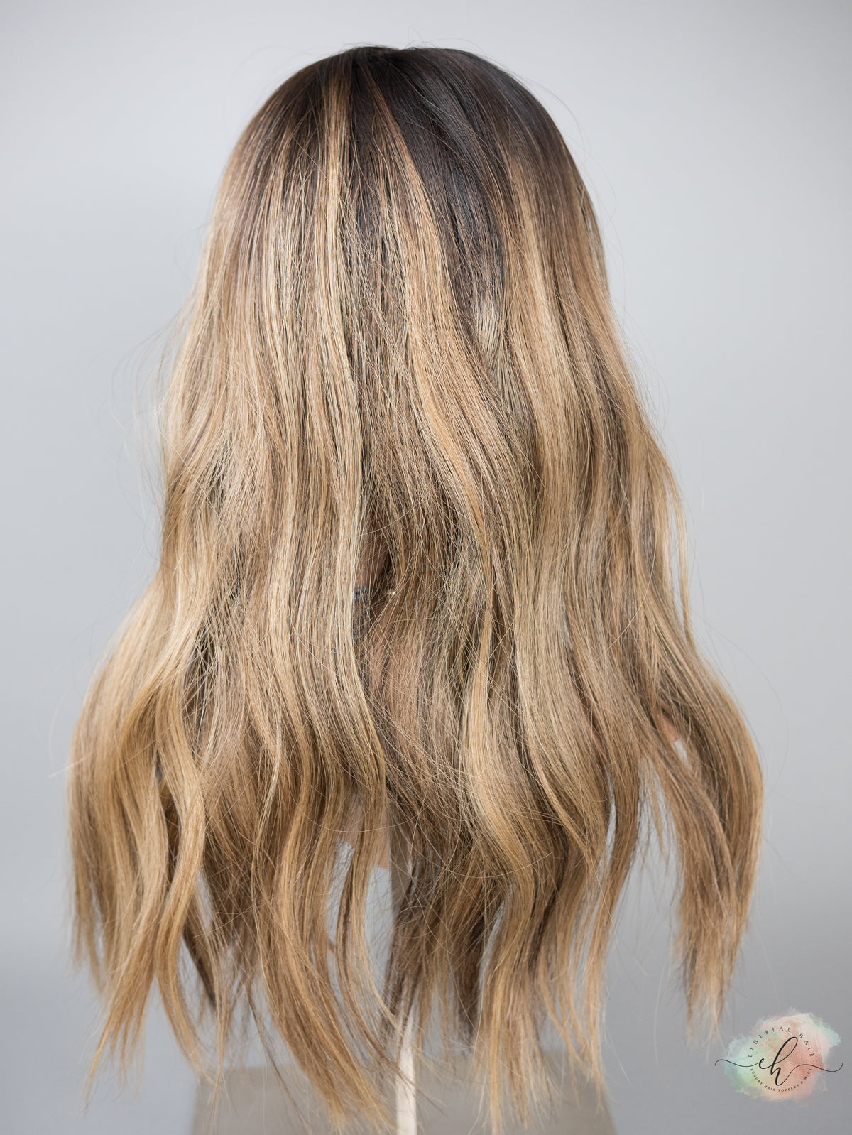 FALL SALE &quot;IN CONTROL&quot; Exquisite Topper: Silk Top, Fully Handtied, 7x8, 20&quot;