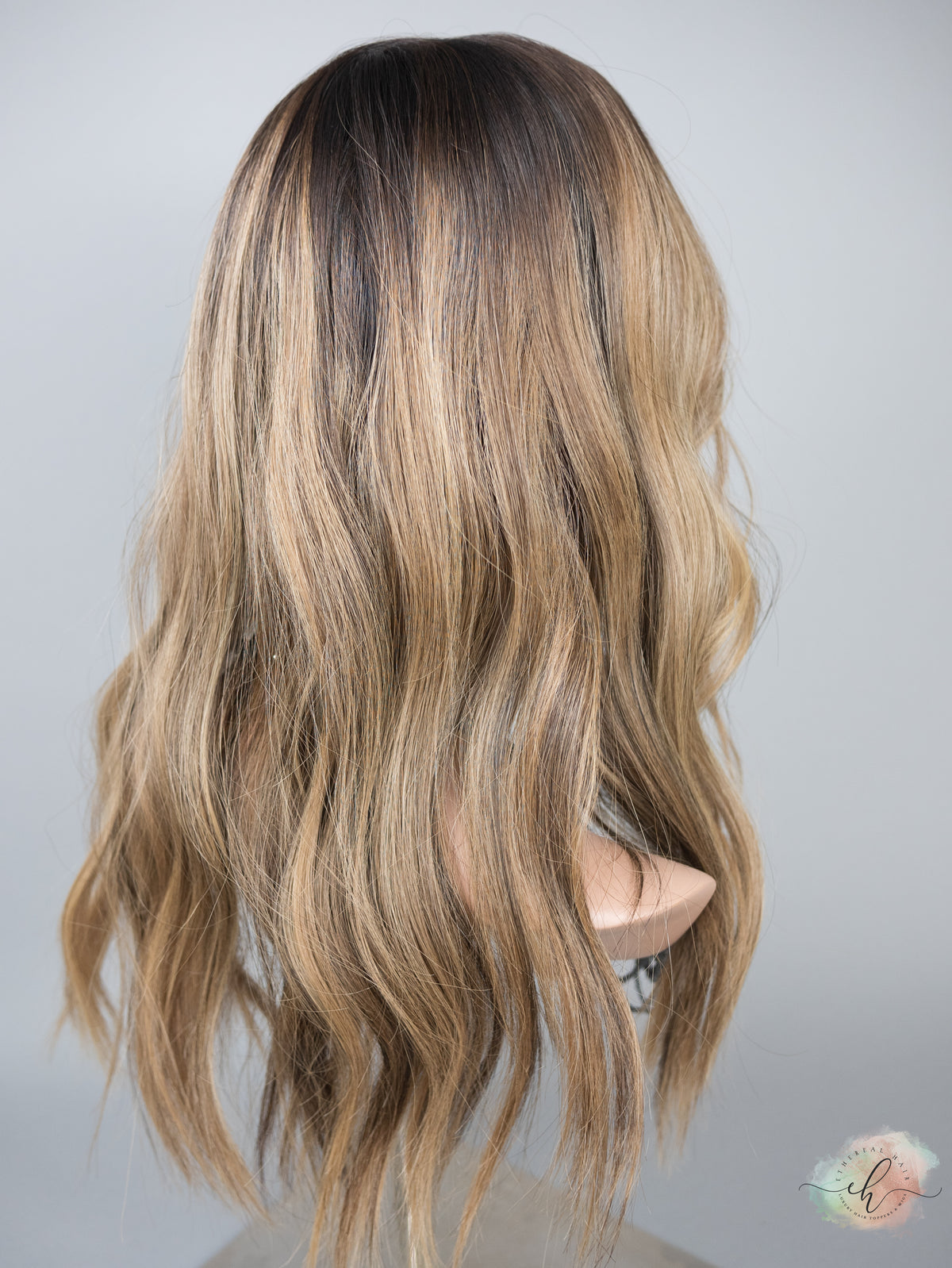 FALL SALE &quot;IN CONTROL&quot; Exquisite Topper: Silk Top, Fully Handtied, 7x8, 20&quot;