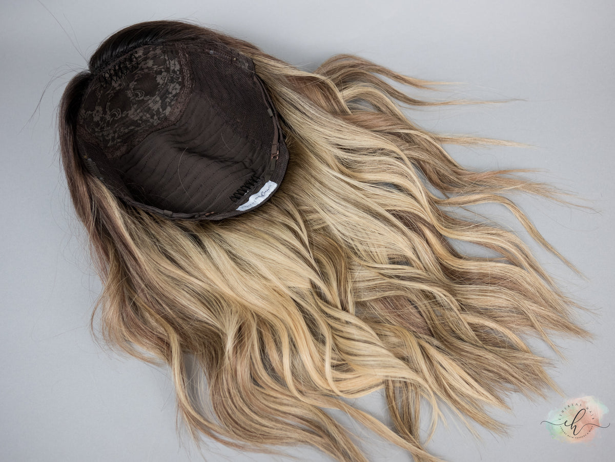 FINAL SALE “SWEET OBSESSION" Exquisite Wig: Silk Top, Sz. M, 22"