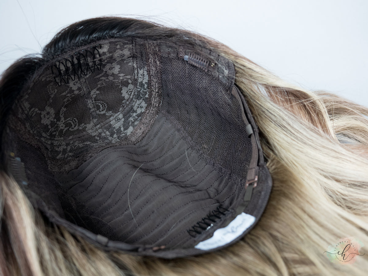 FINAL SALE “SWEET OBSESSION" Exquisite Wig: Silk Top, Sz. M, 22"
