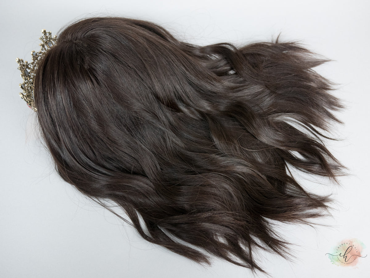 FINAL SALE “RHIANNON" Premium Wig: Lace Top, Sz. M, 18-19"