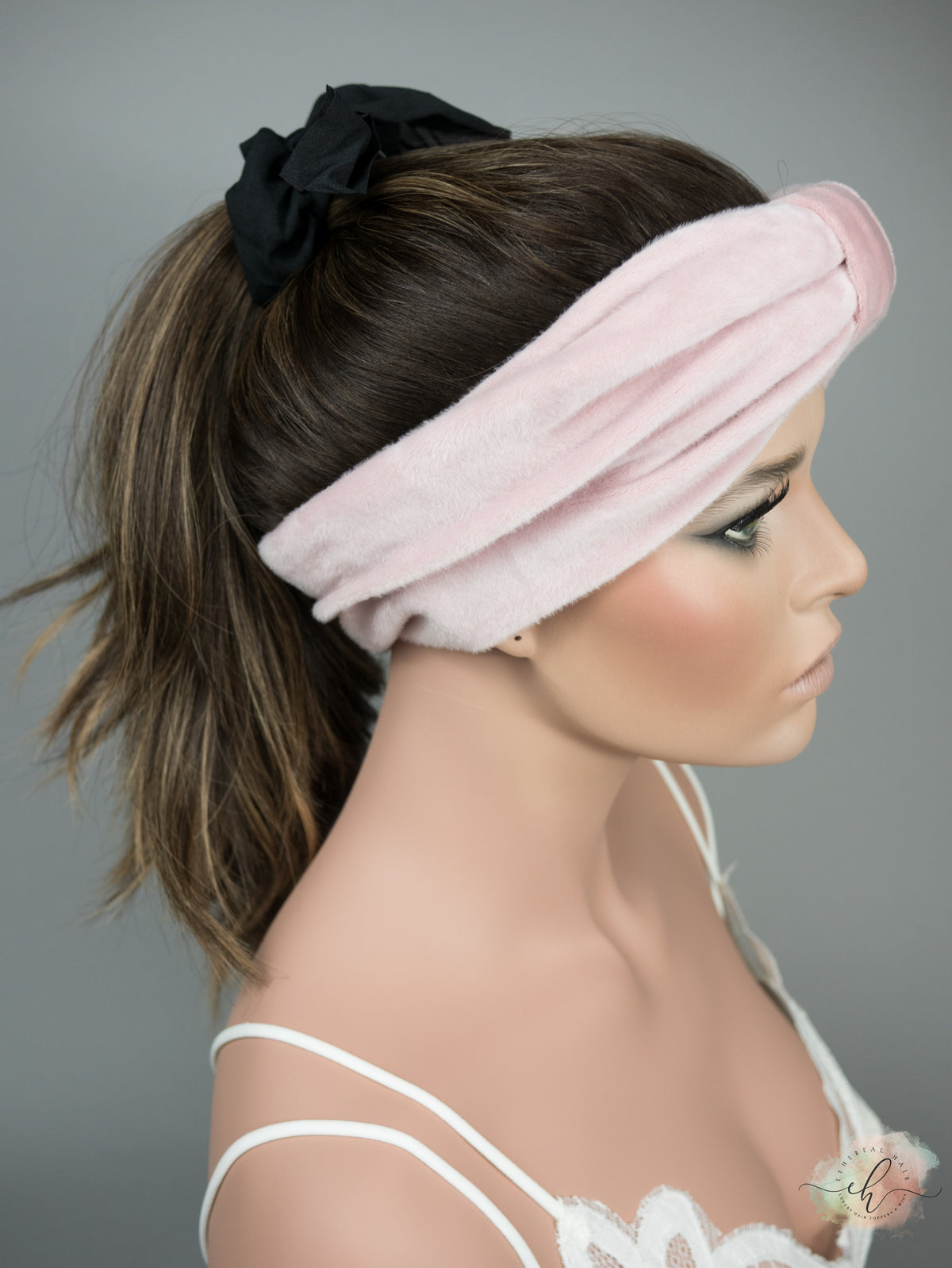 BLACK FRIDAY FINAL SALE “RACHEL" Premium Pony Wig: Sz. M, 24"
