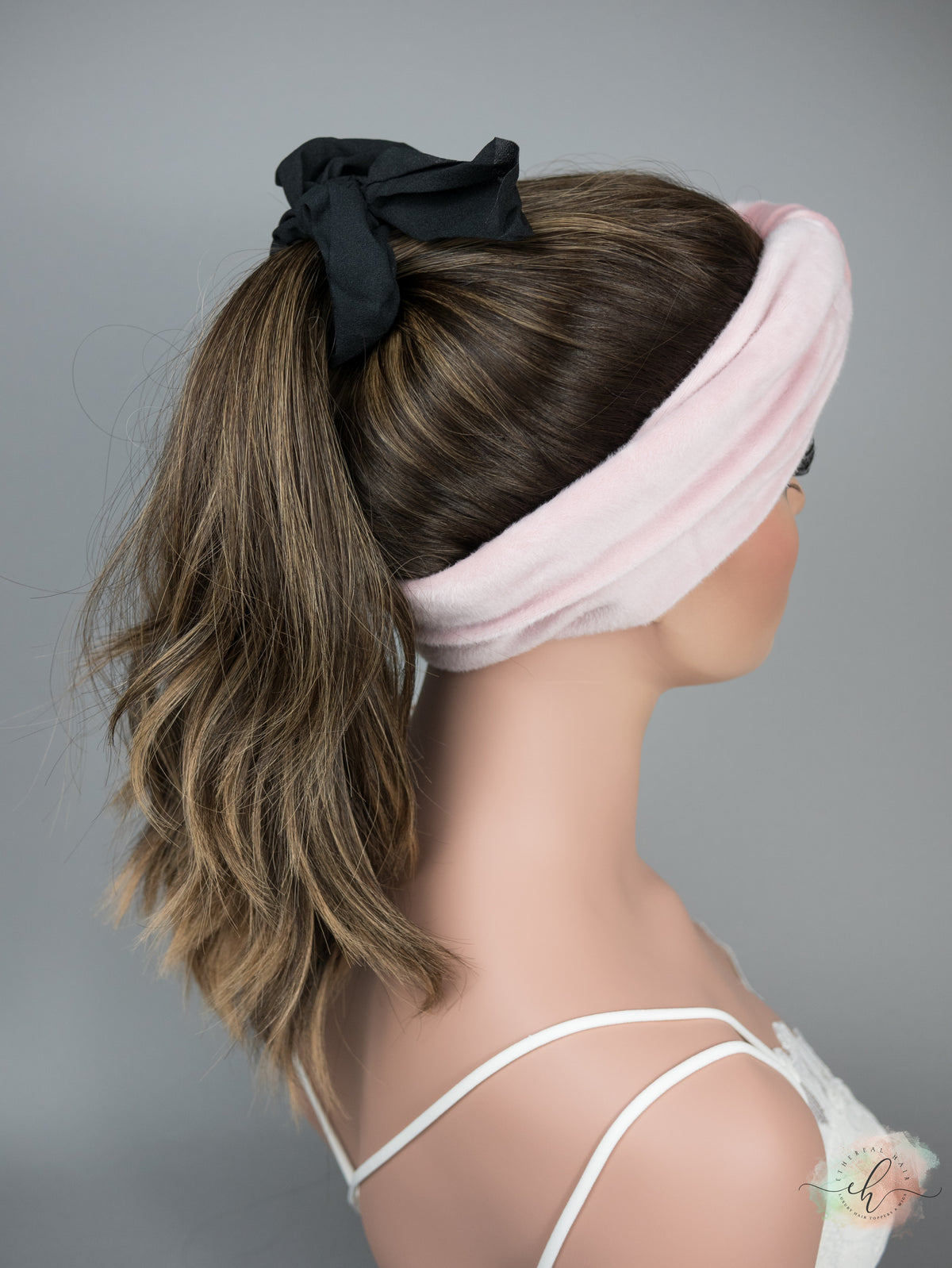 BLACK FRIDAY FINAL SALE “RACHEL" Premium Pony Wig: Sz. M, 24"