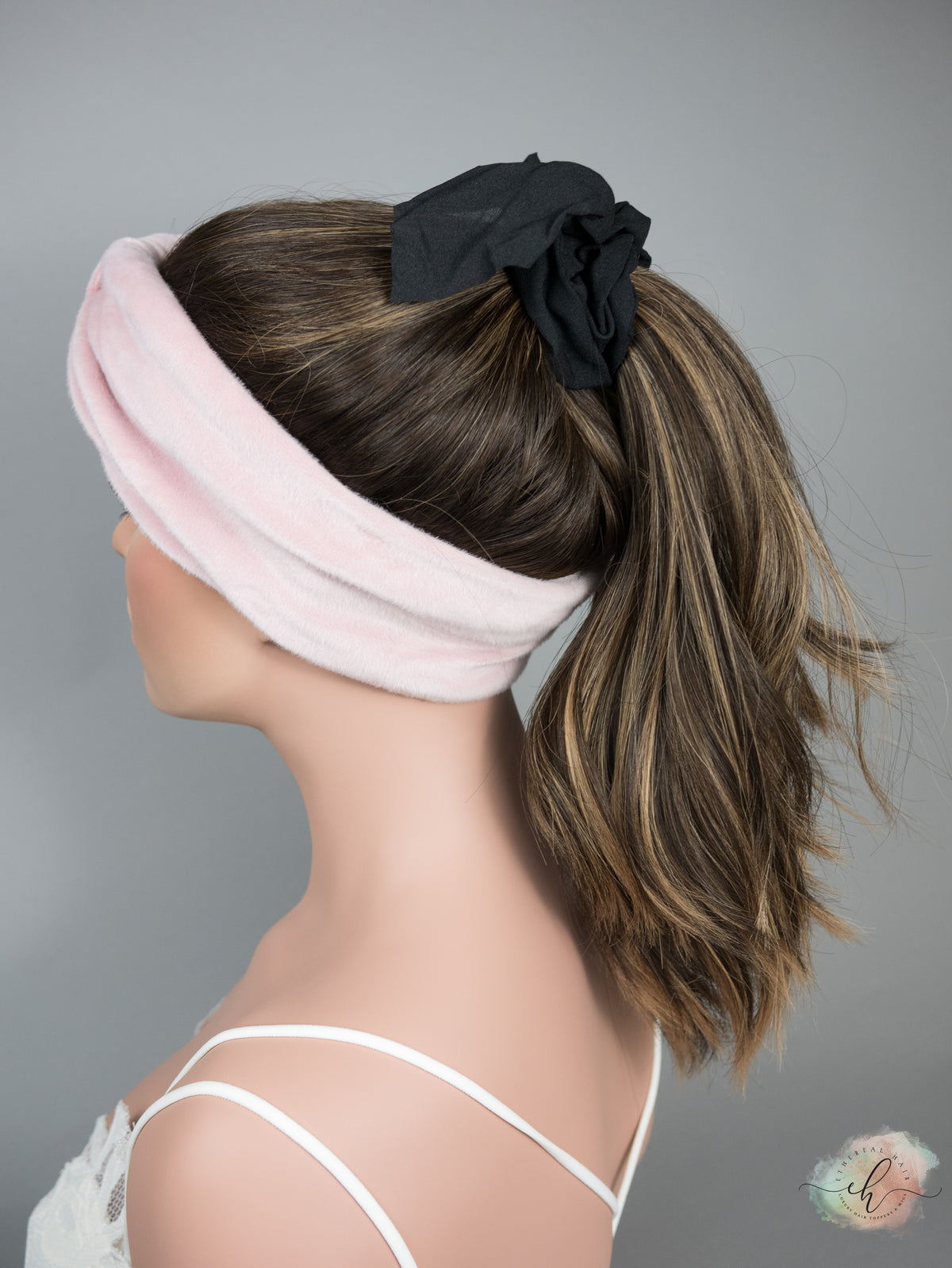 BLACK FRIDAY FINAL SALE “RACHEL" Premium Pony Wig: Sz. M, 24"
