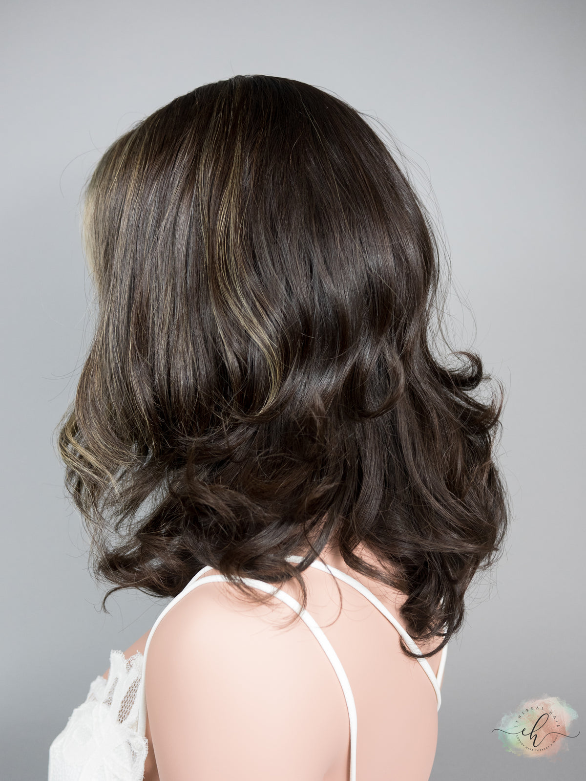 FLASH SALE "TIMELESS MOMENT" Exquisite Wig: Silk Top, Sz. M, 14" LOB