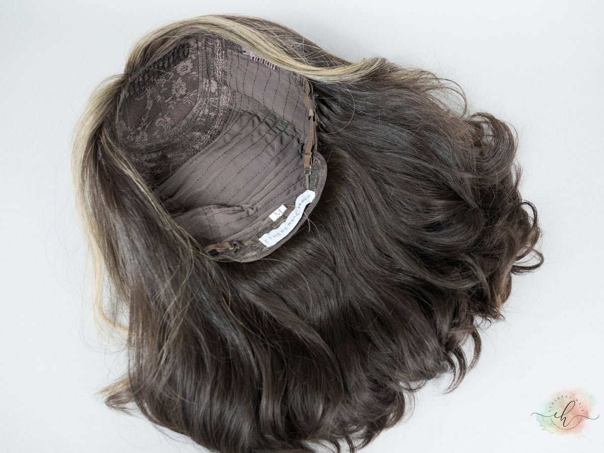 FLASH SALE "TIMELESS MOMENT" Exquisite Wig: Silk Top, Sz. M, 14" LOB
