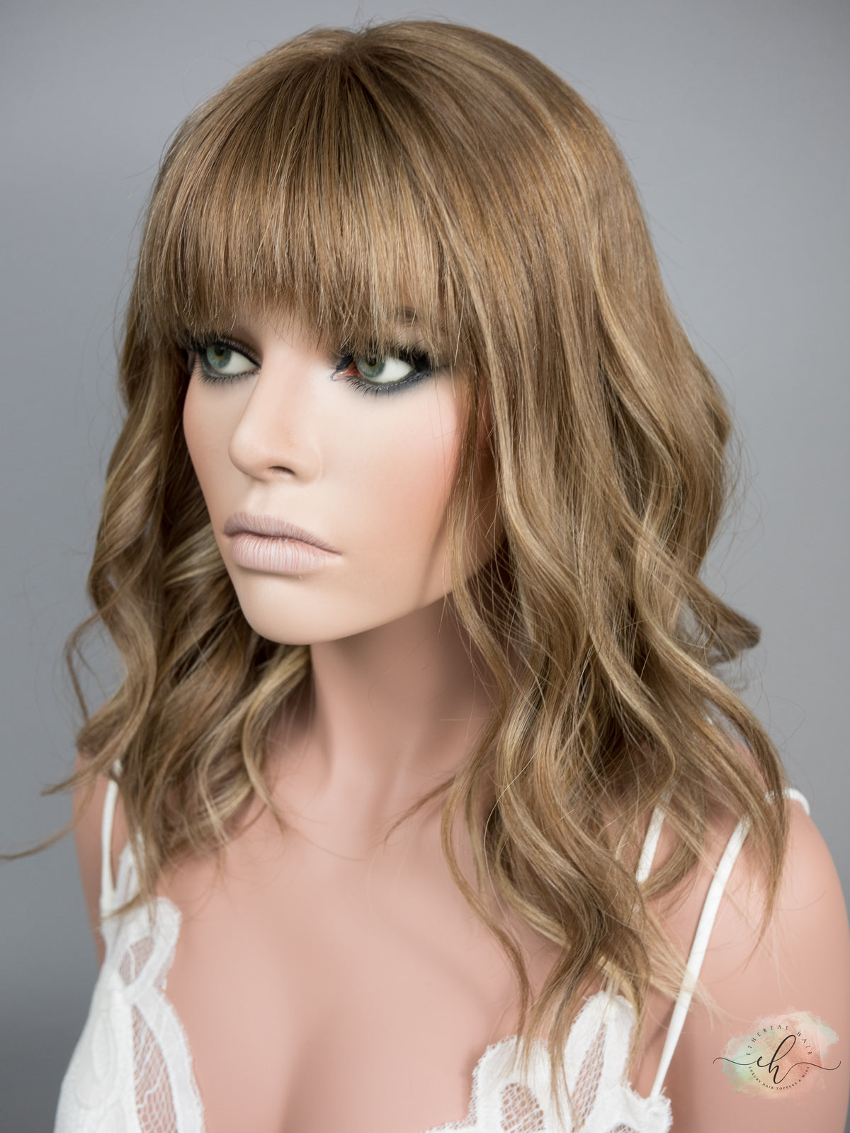 BLACK FRIDAY FINAL SALE "HANA" Premium Wig: Lace Top, Sz. M/L, 17"