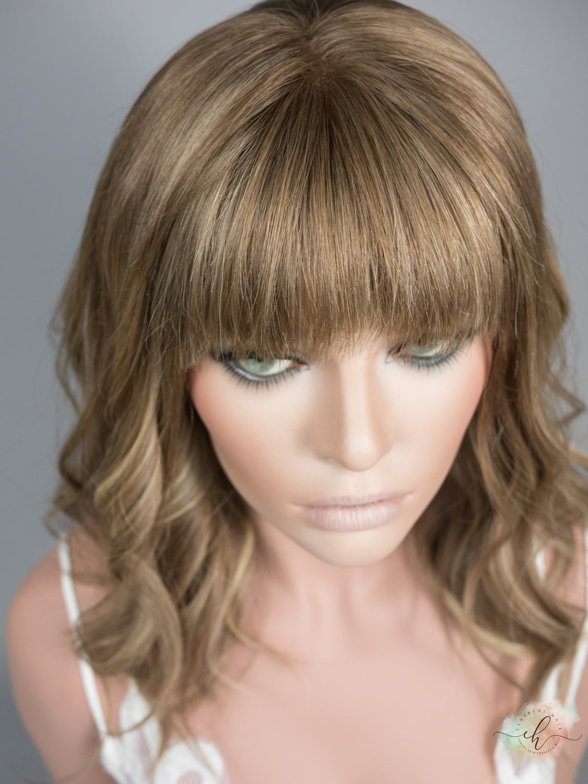 BLACK FRIDAY FINAL SALE "HANA" Premium Wig: Lace Top, Sz. M/L, 17"