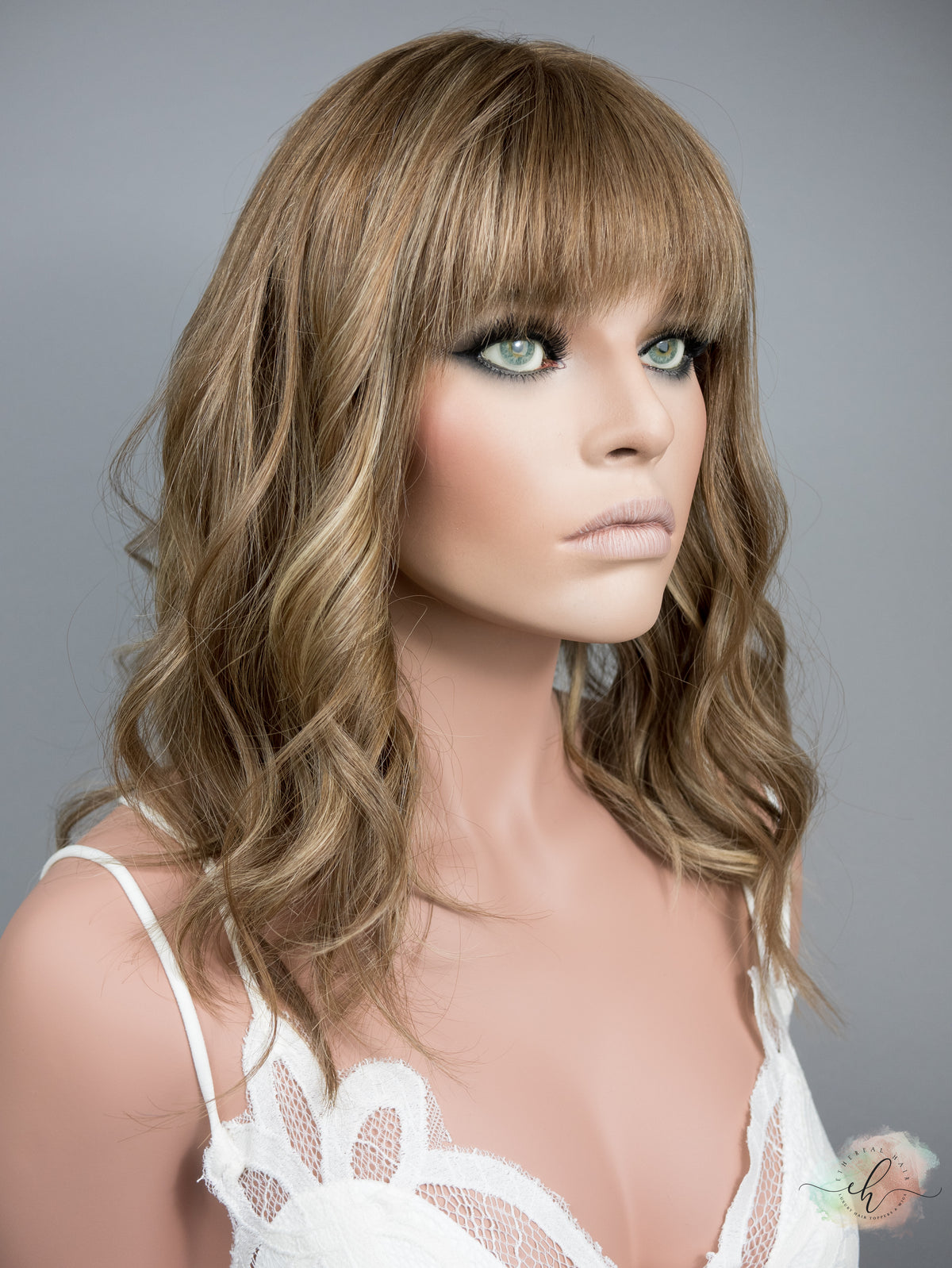 BLACK FRIDAY FINAL SALE "HANA" Premium Wig: Lace Top, Sz. M/L, 17"