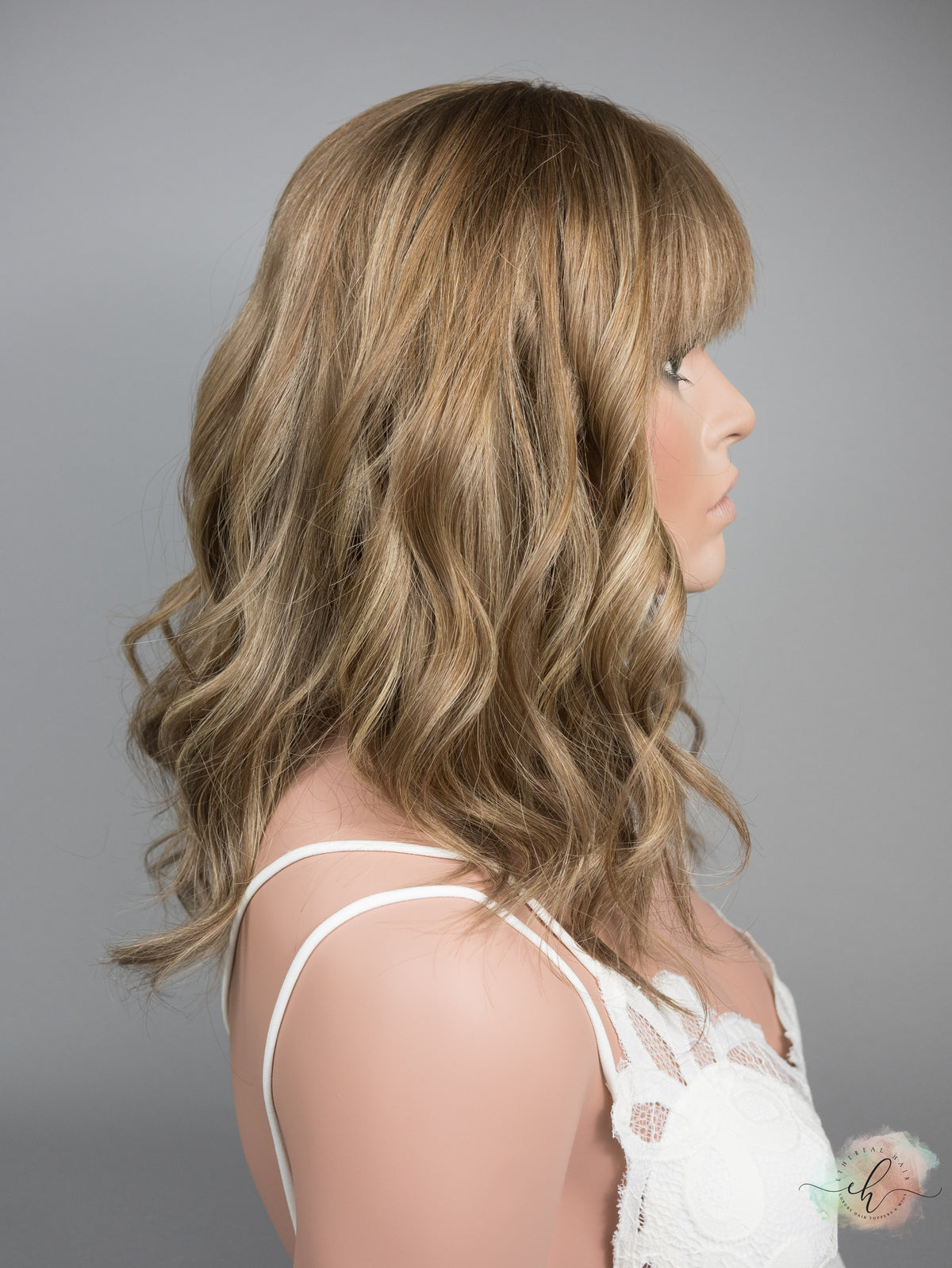 BLACK FRIDAY FINAL SALE "HANA" Premium Wig: Lace Top, Sz. M/L, 17"