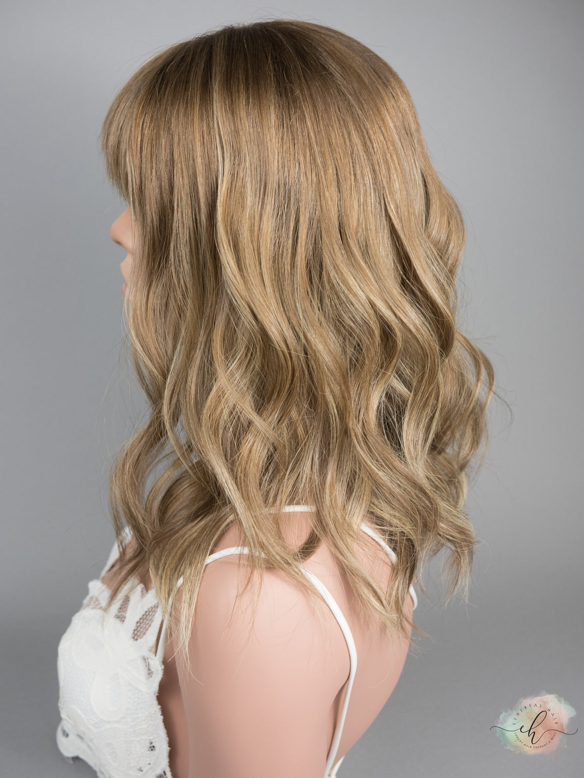 BLACK FRIDAY FINAL SALE "HANA" Premium Wig: Lace Top, Sz. M/L, 17"