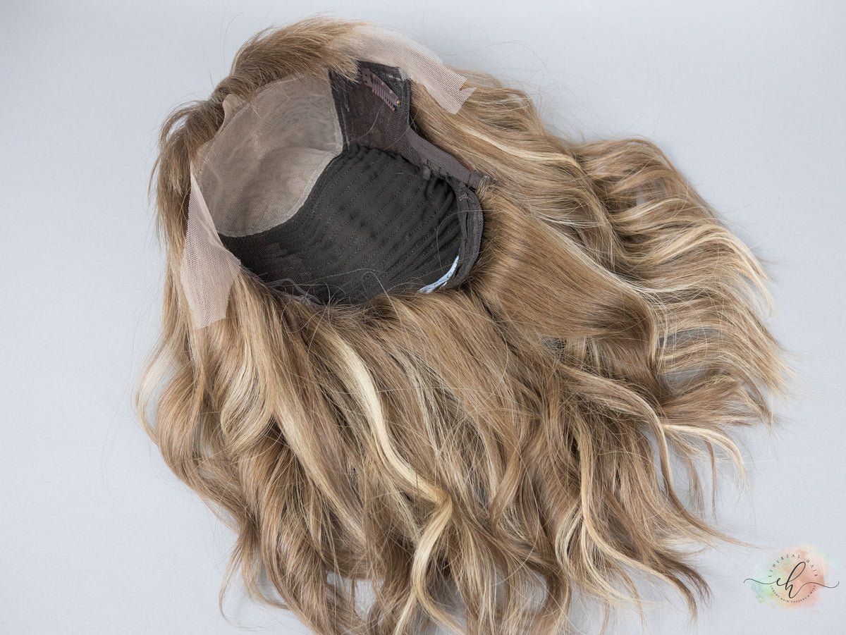 BLACK FRIDAY FINAL SALE "HANA" Premium Wig: Lace Top, Sz. M/L, 17"