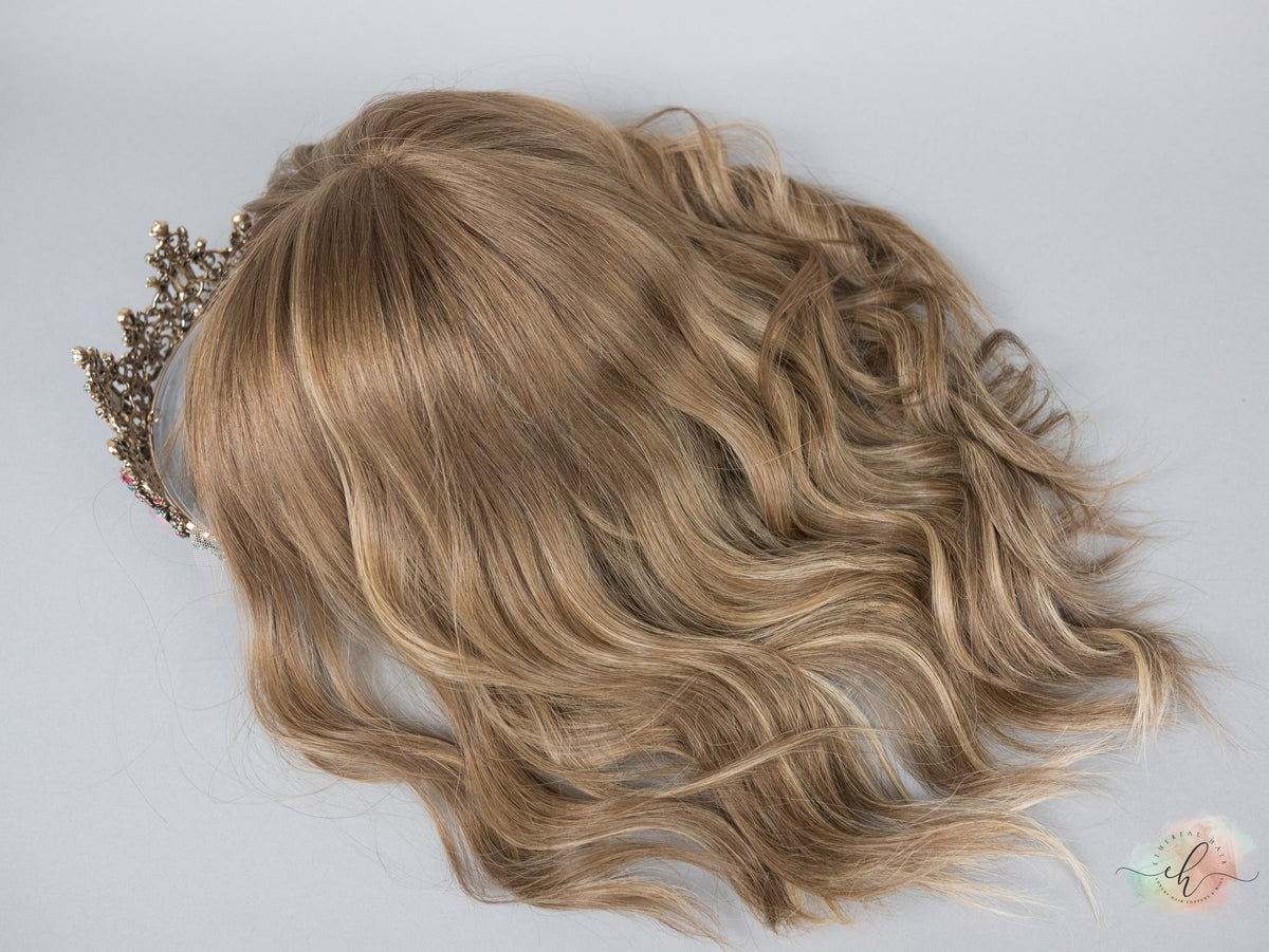 BLACK FRIDAY FINAL SALE "HANA" Premium Wig: Lace Top, Sz. M/L, 17"