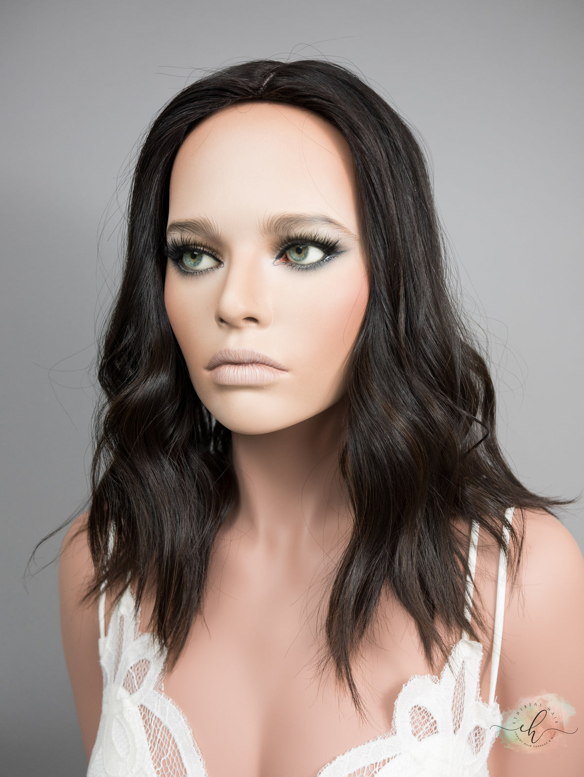 BLACK FRIDAY FINAL SALE "RHIANNON" Premium Topper: Silk Top, 8x8, 15-17"