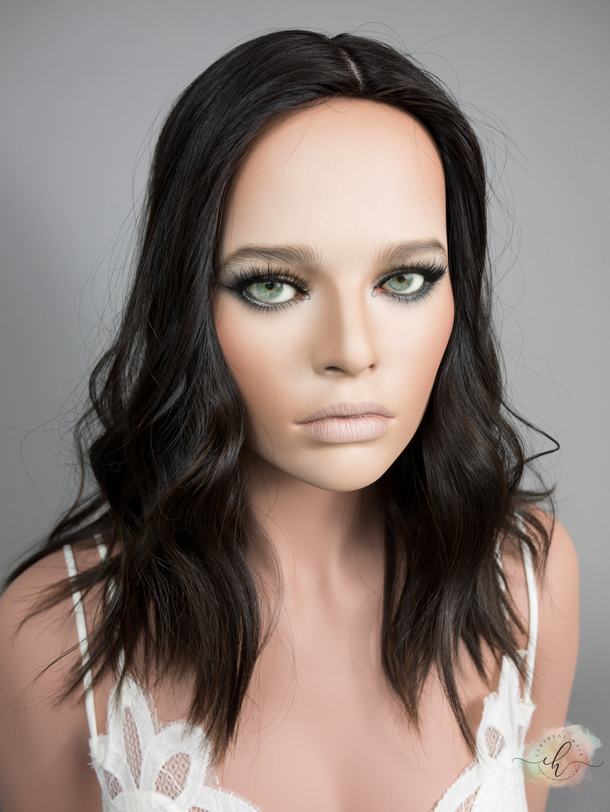 BLACK FRIDAY FINAL SALE "RHIANNON" Premium Topper: Silk Top, 8x8, 15-17"