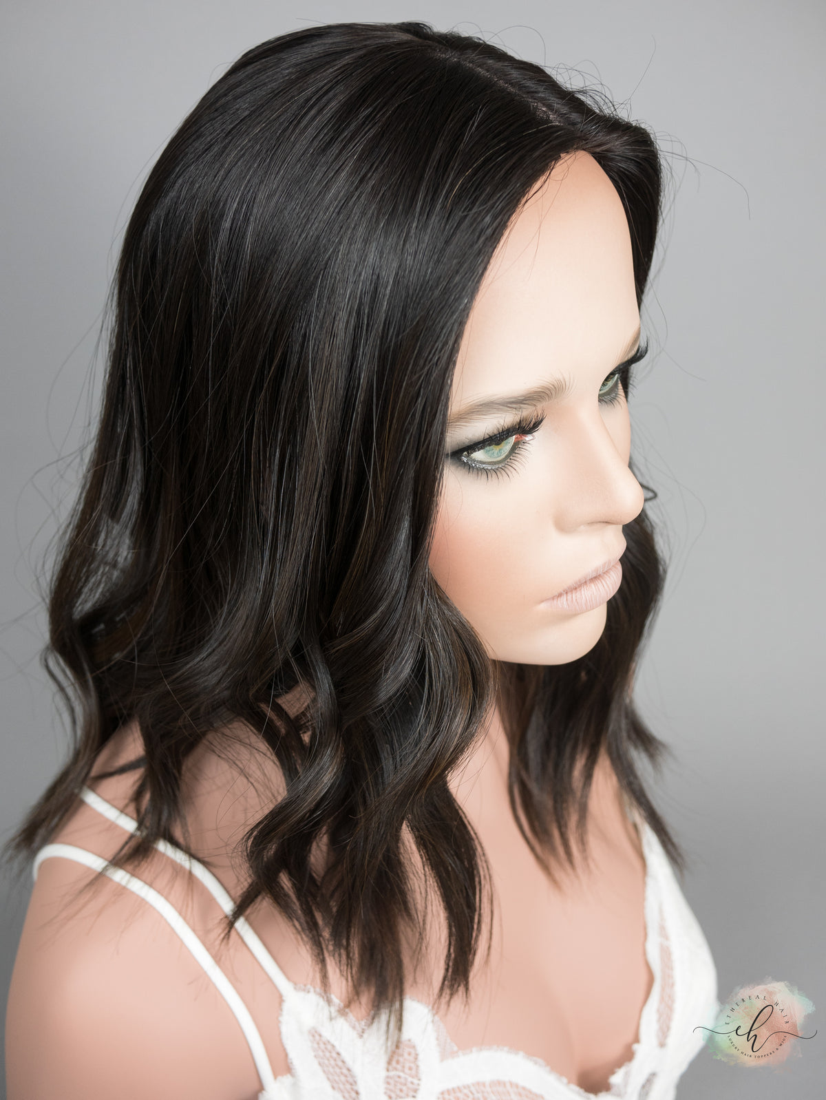 BLACK FRIDAY FINAL SALE "RHIANNON" Premium Topper: Silk Top, 8x8, 15-17"