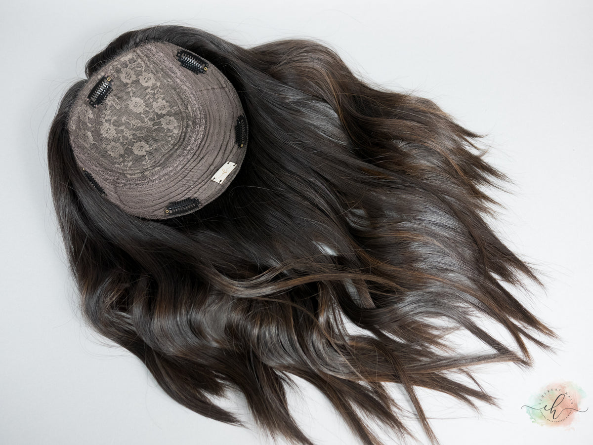 BLACK FRIDAY FINAL SALE "RHIANNON" Premium Topper: Silk Top, 8x8, 15-17"