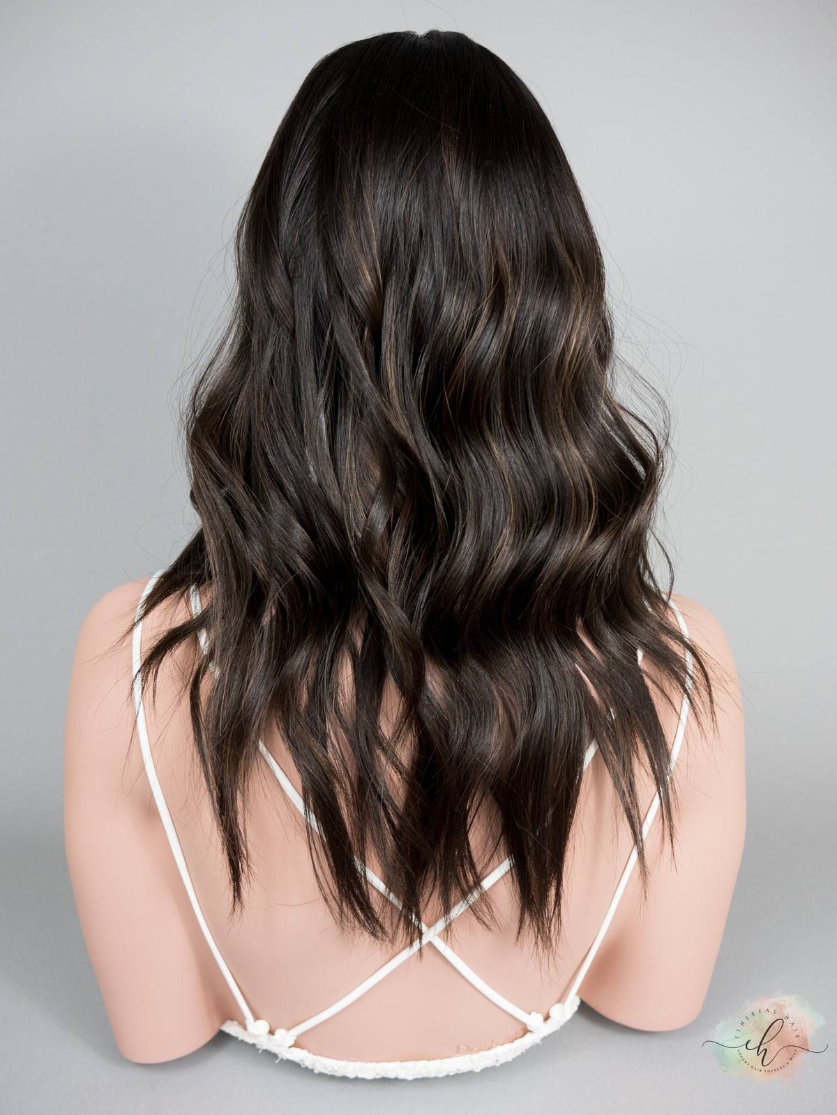 BLACK FRIDAY FINAL SALE "RHIANNON BALAYAGE" Premium Topper: Silk Top, 9x9, 17-19"