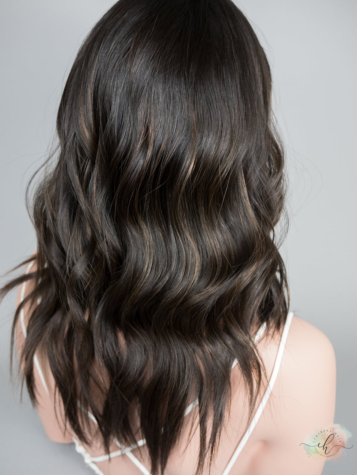 BLACK FRIDAY FINAL SALE "RHIANNON BALAYAGE" Premium Topper: Silk Top, 9x9, 17-19"
