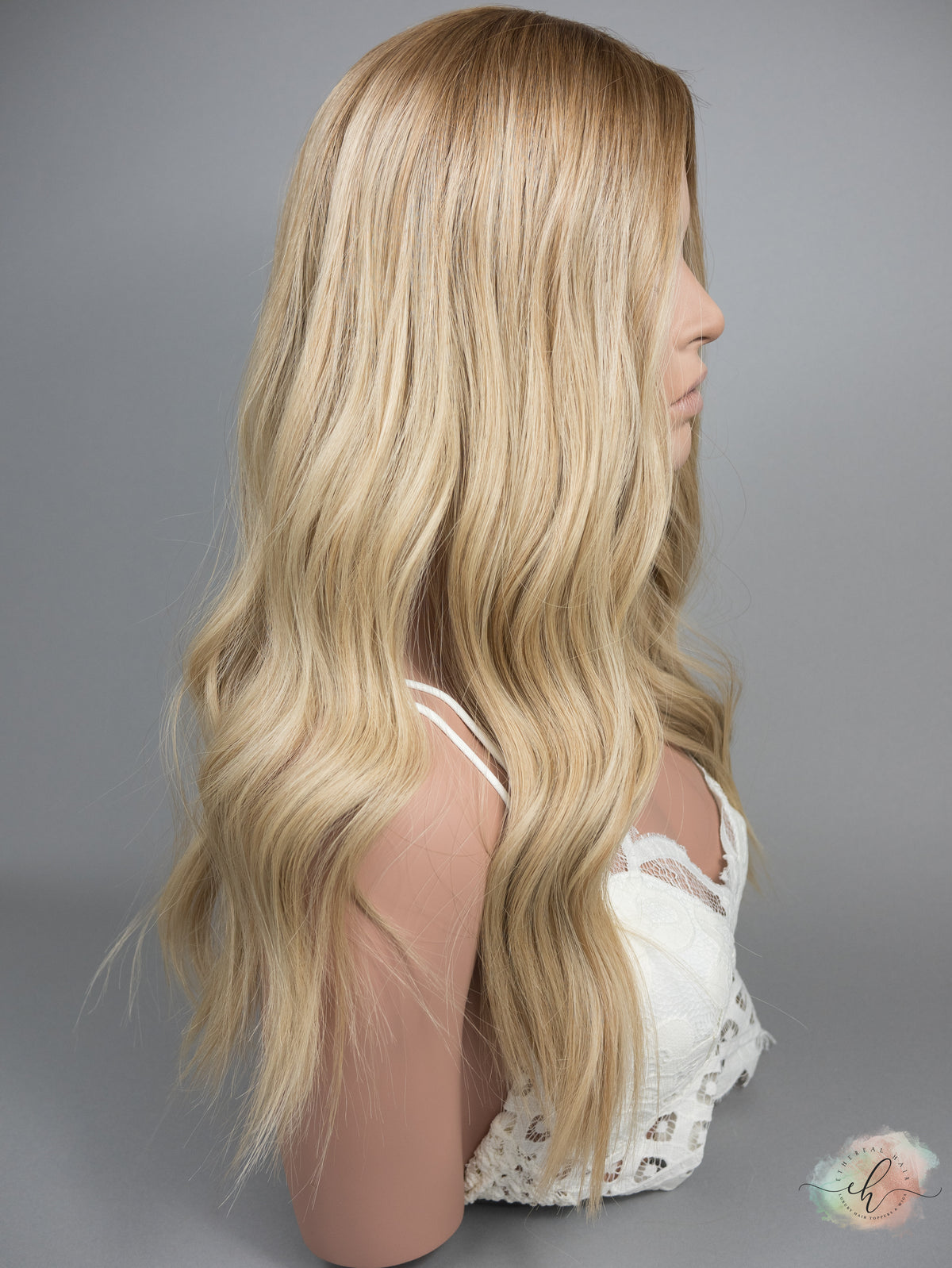 SPRING SALE “SUVI" Premium Topper: Silk Top, 9x9, 22-23"