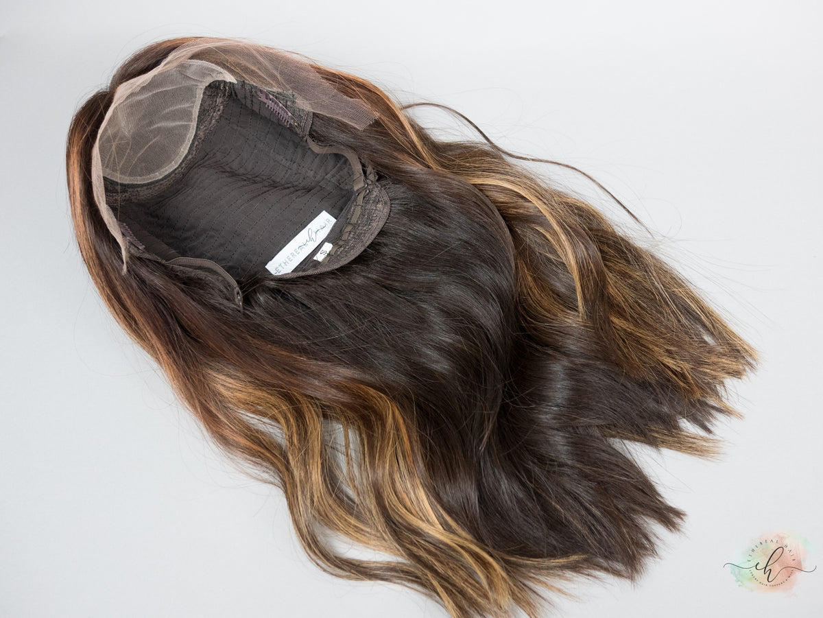 FLASH SALE “PAINT THE TOWN" Exquisite Wig: Lace Top, Sz. S/M, 20"