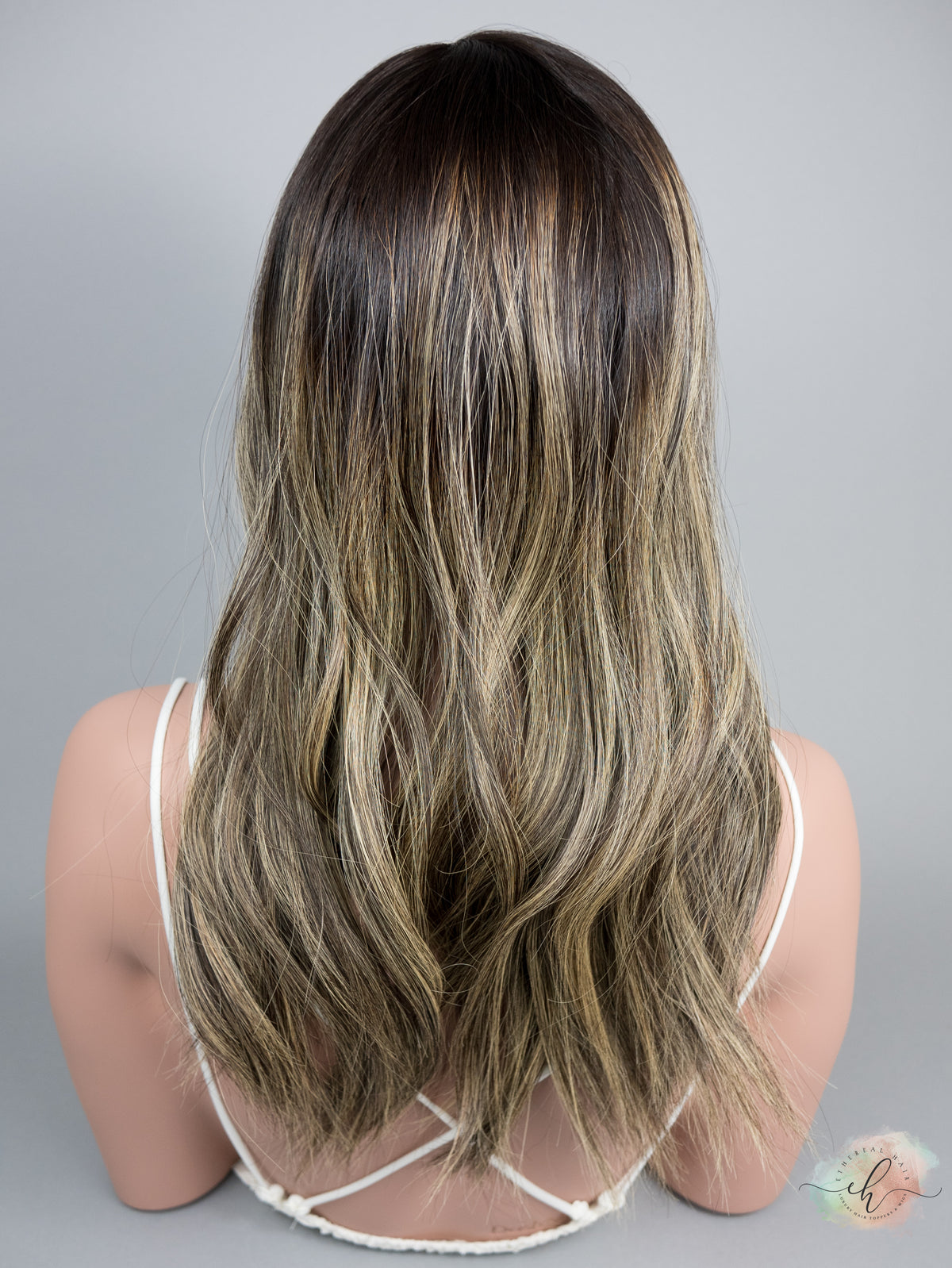 &quot;LUNA BALAYAGE&quot; Premium Topper: Silk Top, 8x8, 19-20&quot;