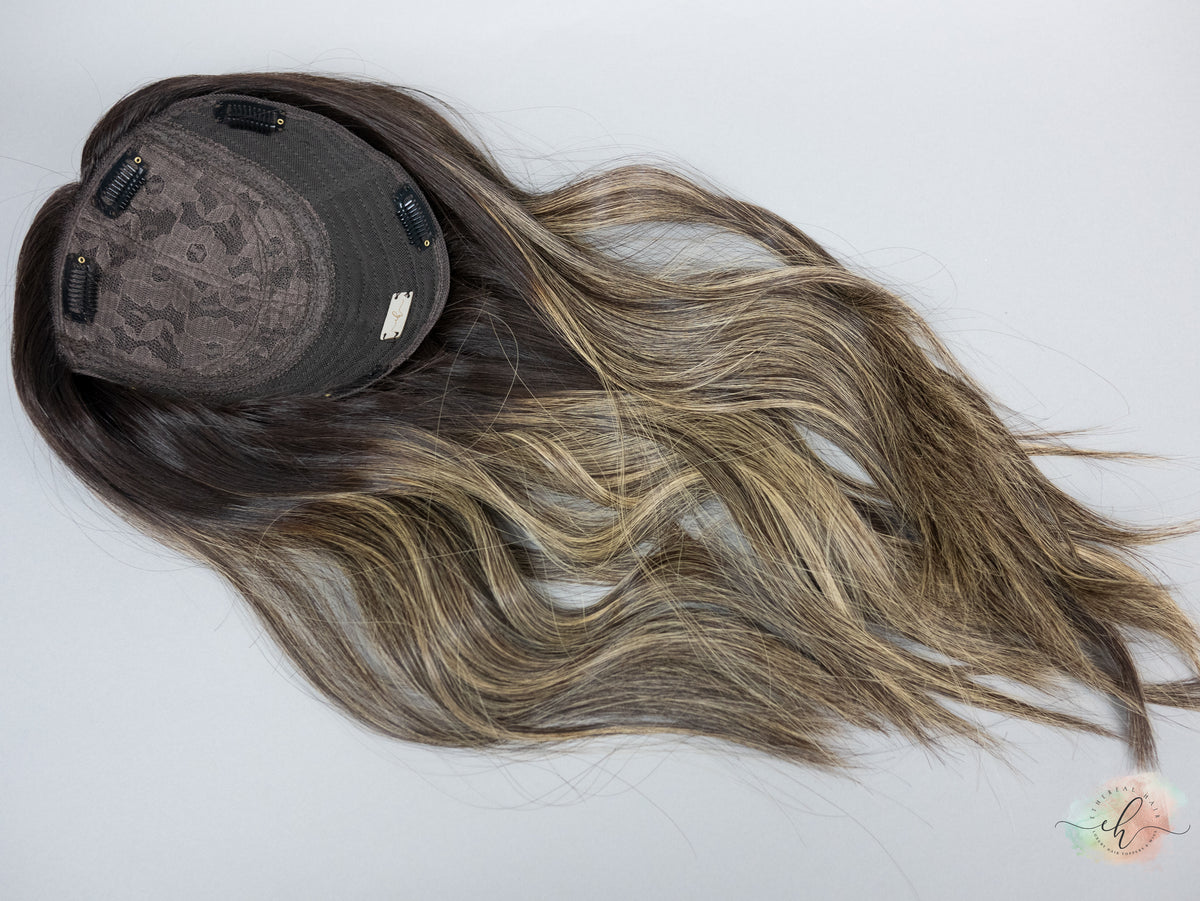 &quot;LUNA BALAYAGE&quot; Premium Topper: Silk Top, 8x8, 19-20&quot;