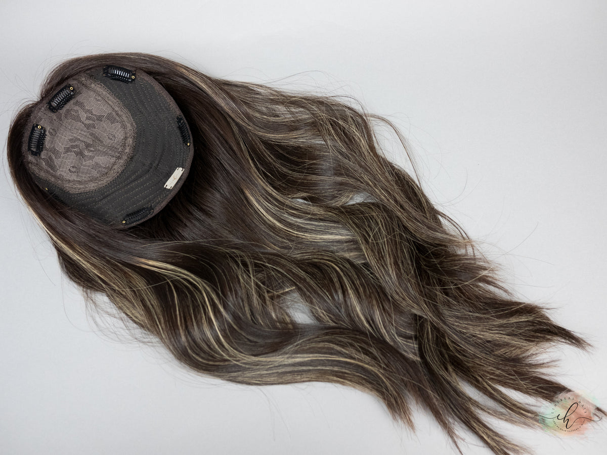 FLASH SALE “LUNA BALAYAGE" Premium Topper: Silk Top, 8x8, 22-23"