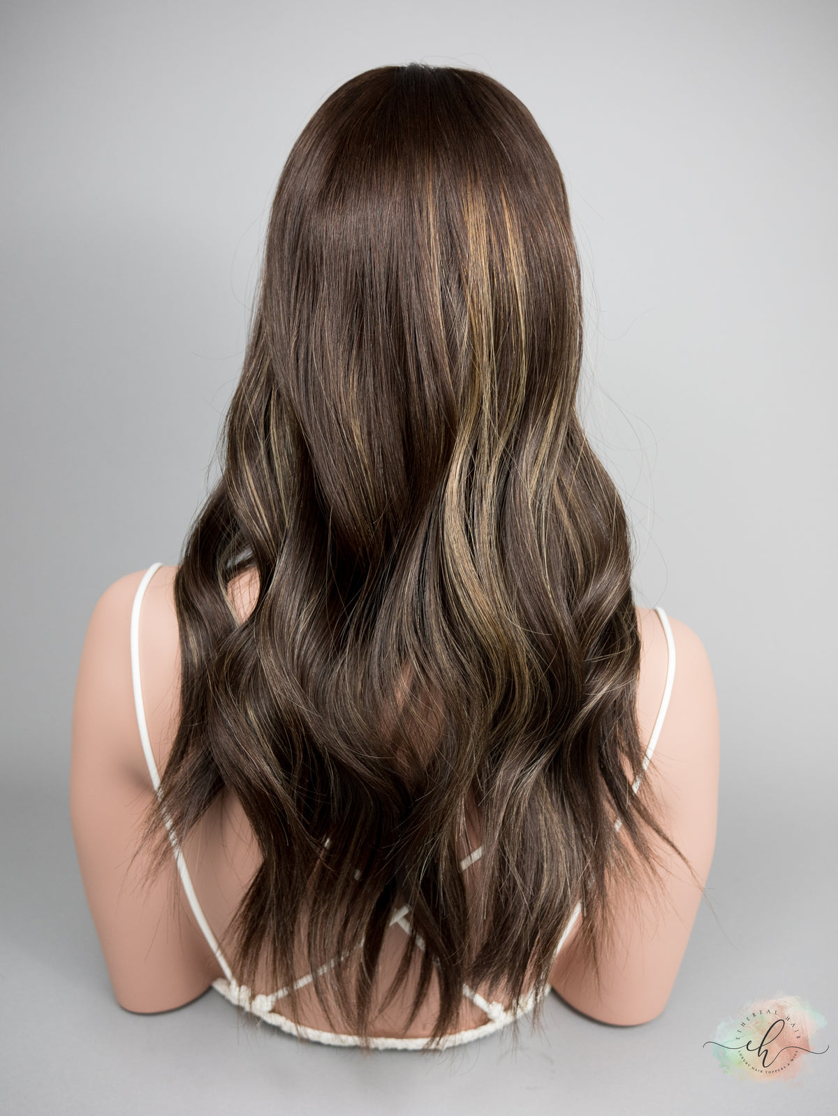 “LUNA BALAYAGE" Premium Topper: Silk Top, 8x8, 22"