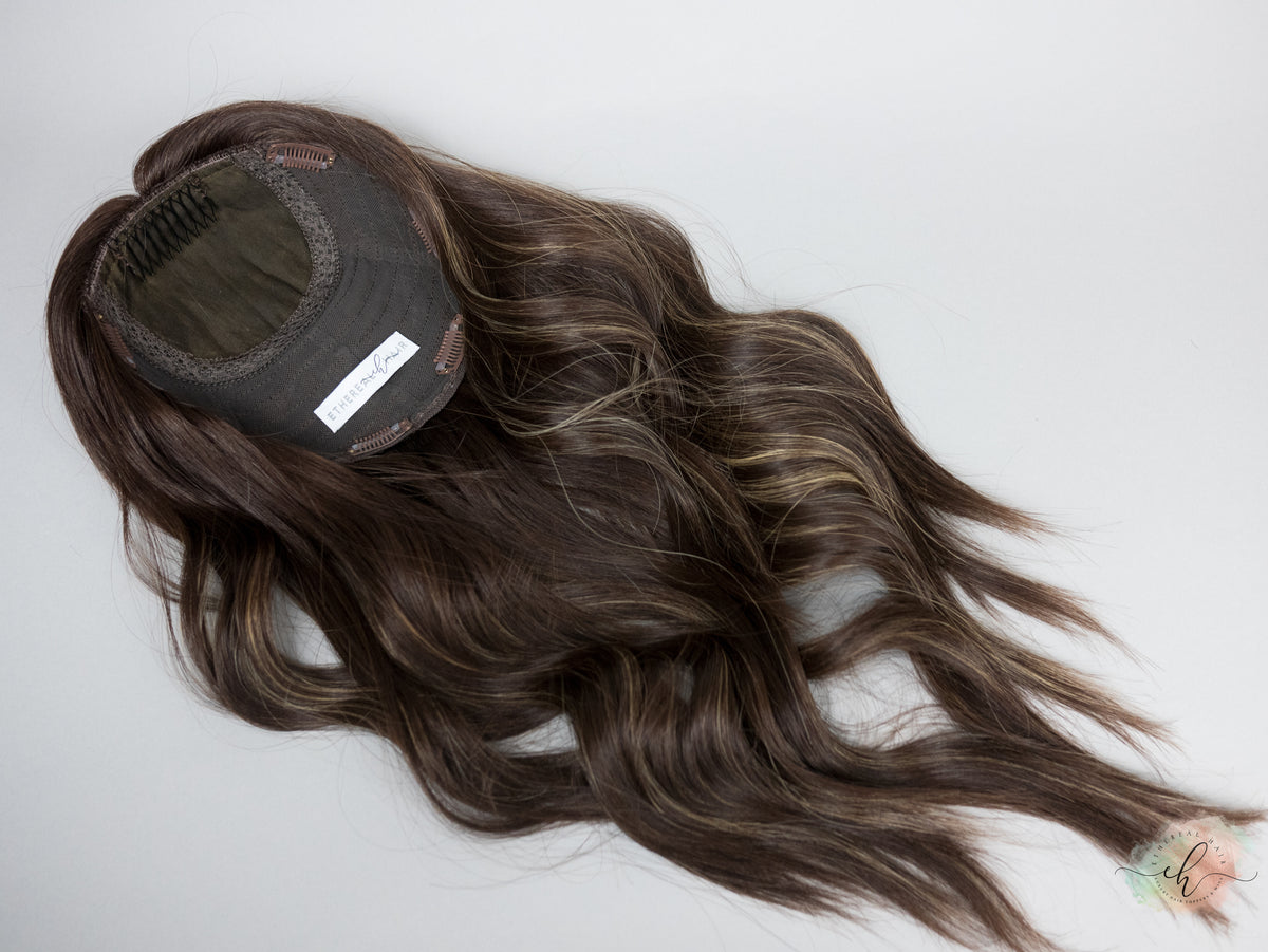 “LUNA BALAYAGE" Premium Topper: Silk Top, 8x8, 22"