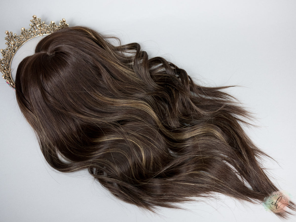 “LUNA BALAYAGE" Premium Topper: Silk Top, 8x8, 22"