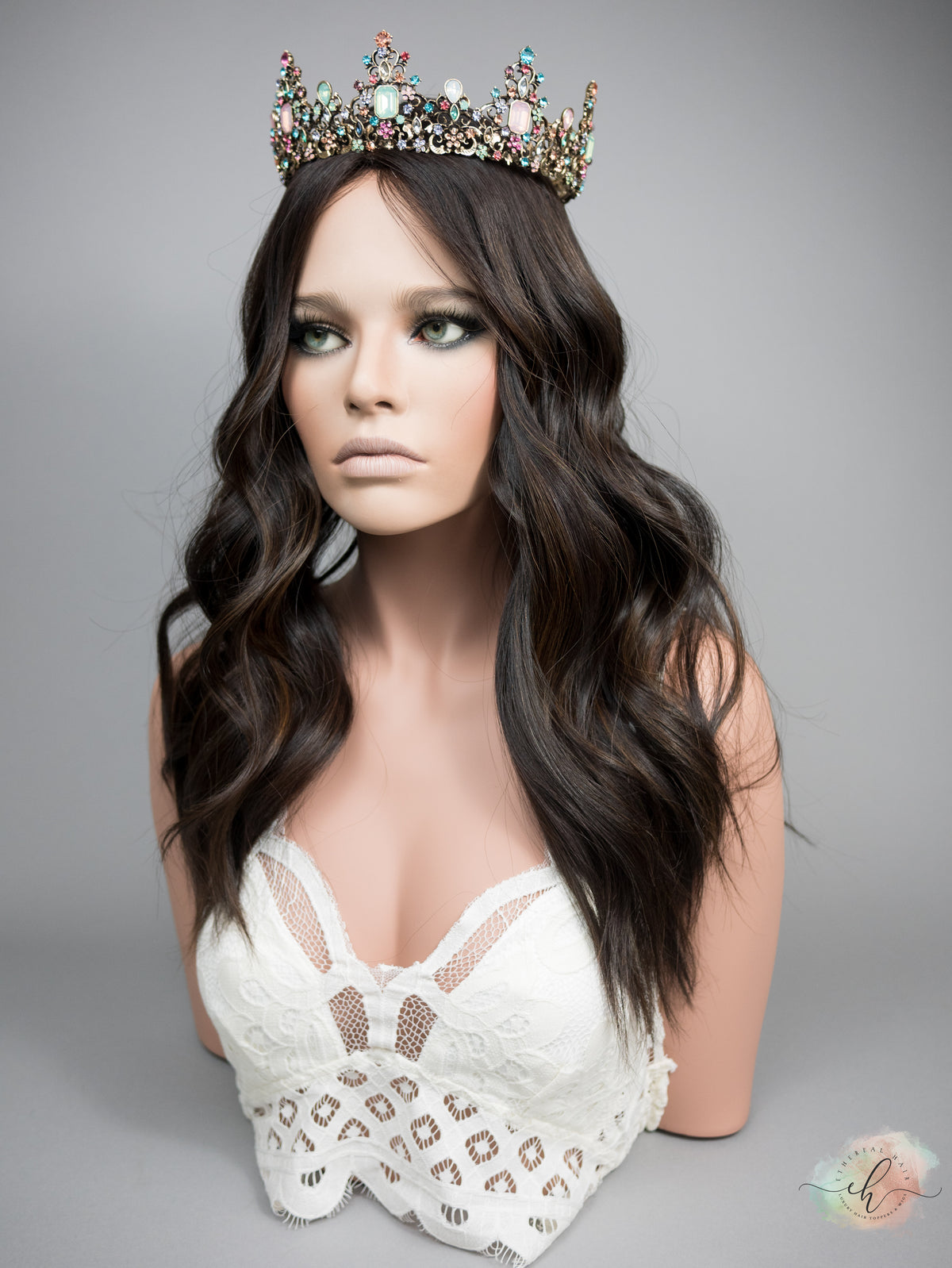 “LARK BALAYAGE" Premium Topper: Silk Top, 8x8, 21-22"