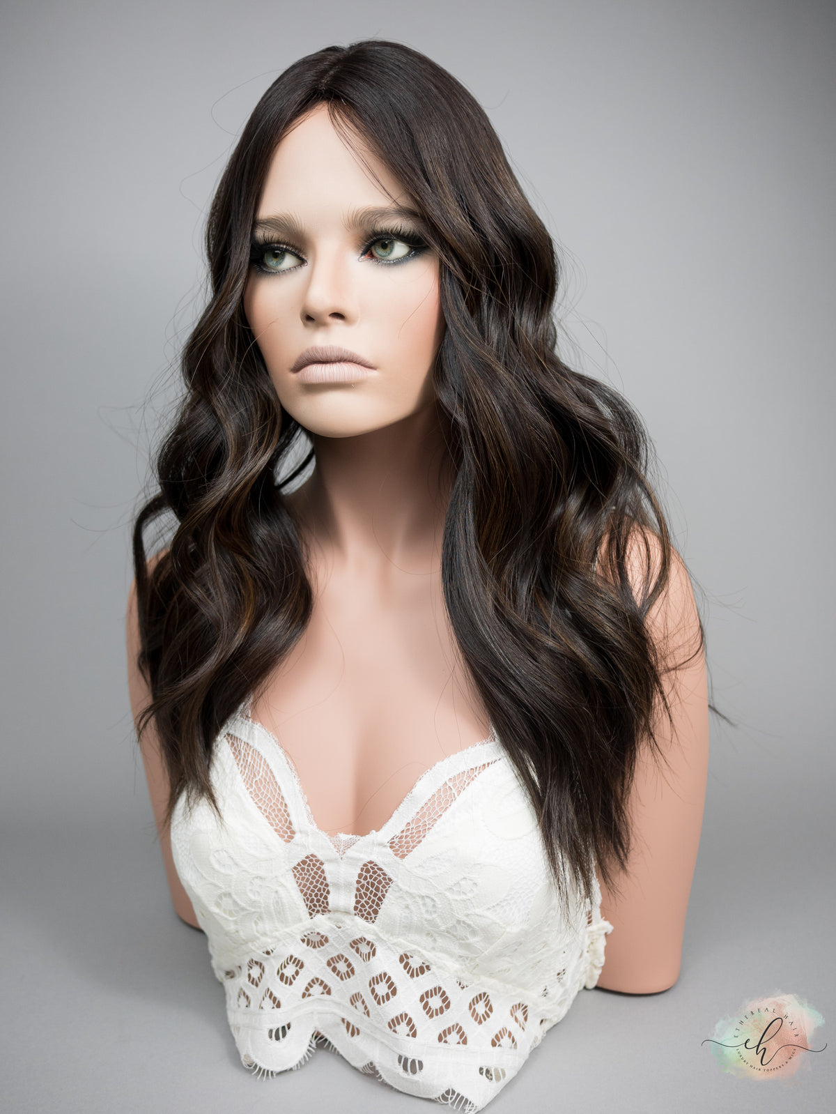 “LARK BALAYAGE" Premium Topper: Silk Top, 8x8, 21-22"