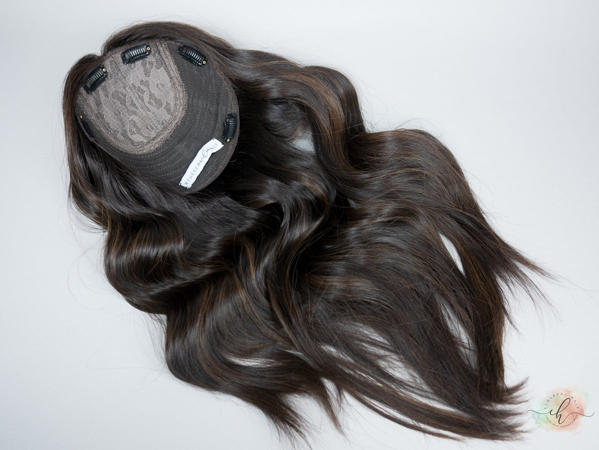 “LARK BALAYAGE" Premium Topper: Silk Top, 8x8, 21-22"