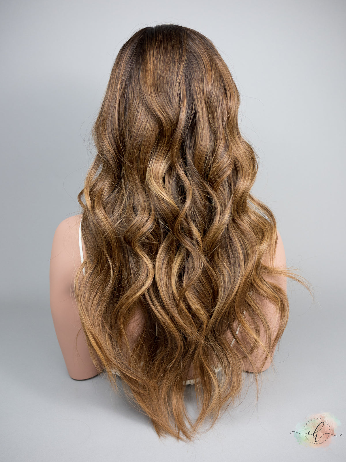 “HAZEL" Premium Wig: Silk Top Lace Front, Sz. M, 27"