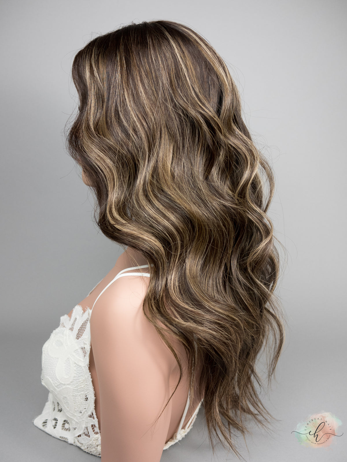“DEIDRA" Premium Wig: Silk Top Lace Front, Sz. M/L, 26"