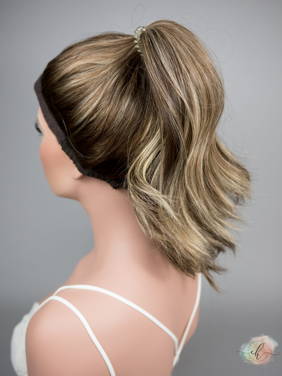 SPRING SALE “BIRCH" Premium Pony Wig: Sz. L, 24"